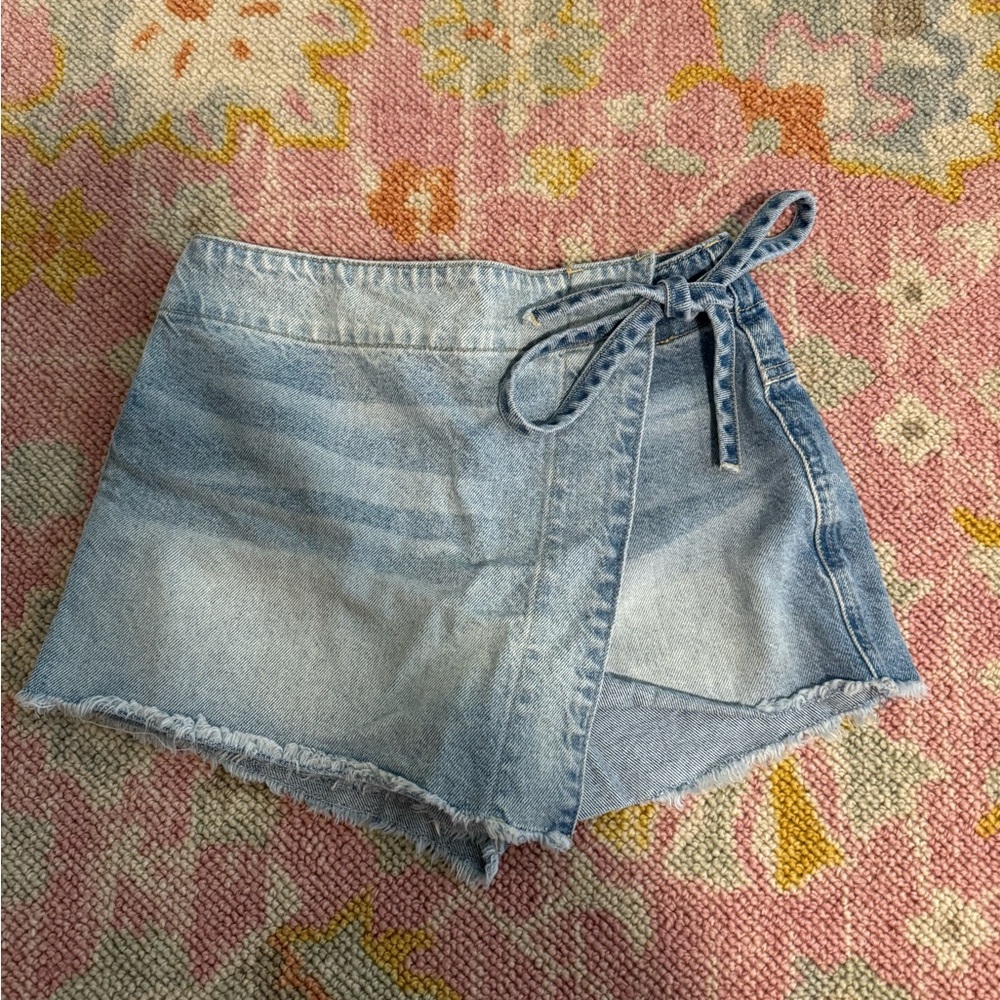 Free People Denim Skort